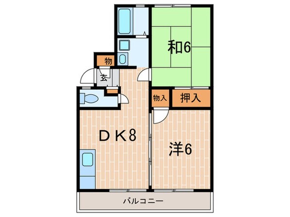 ウィンディア田口の物件間取画像